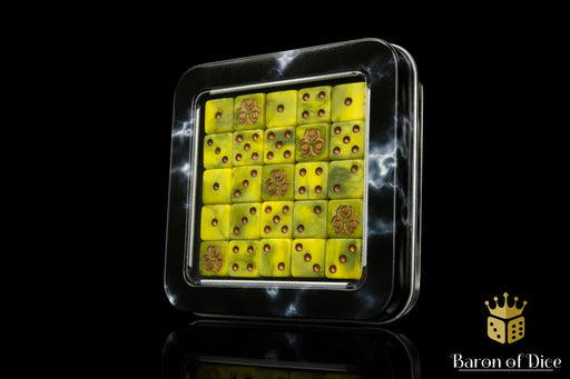 Baron of Dice: "Murky Bog" 25x12mm Square Corner Dice Dice & Gaming Accessories Baron of Dice