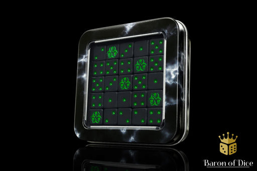 Baron of Dice: "Black Plague" 25x12mm Square Corner Dice Dice & Gaming Accessories Baron of Dice