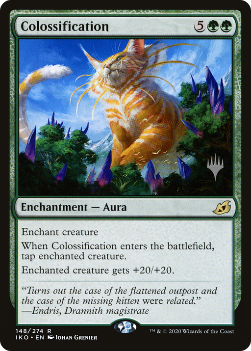 Colossification (PPIKO-148) [Ikoria: Lair of Behemoths Promos] Foil MTG Single Wizards of the Coast