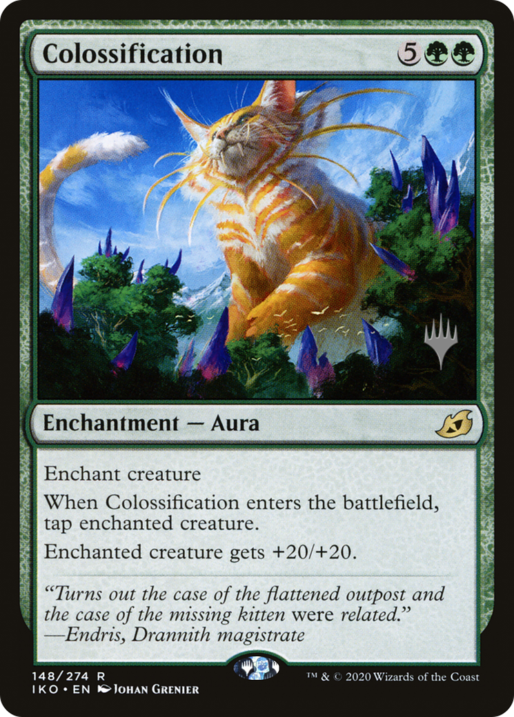 Colossification (PPIKO-148) [Ikoria: Lair of Behemoths Promos] MTG Single Wizards of the Coast