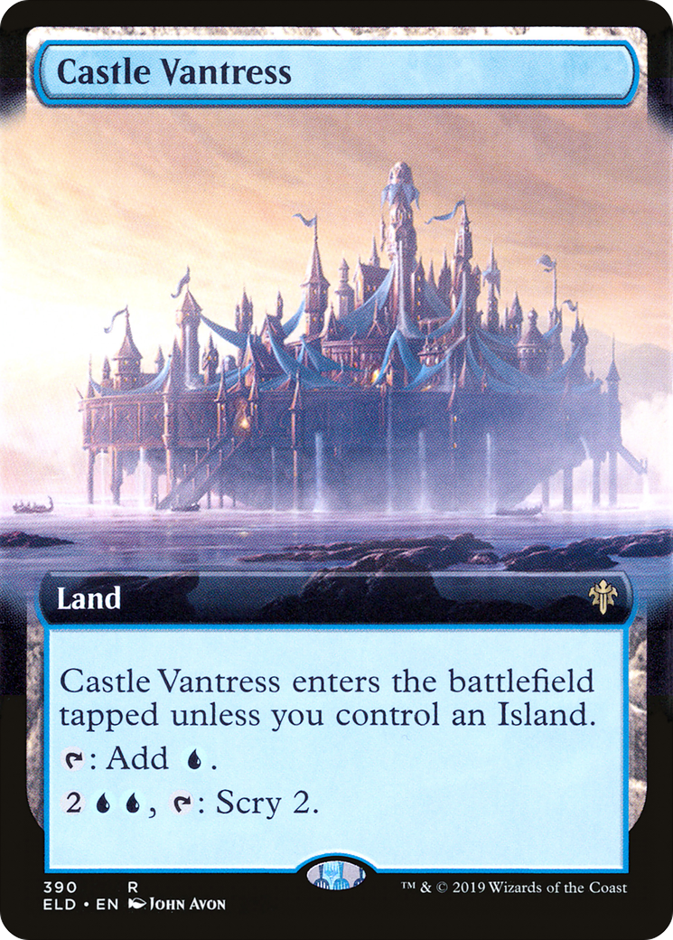 Castle Vantress (ELD-390) [Throne of Eldraine] (Extended Art) MTG Single Wizards of the Coast