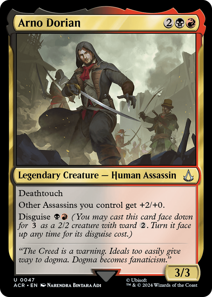 Arno Dorian (ACR-047) [Assassin's Creed] MTG Single Wizards of the Coast