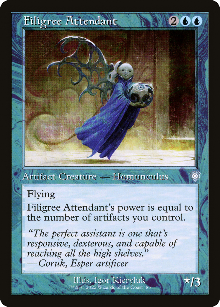 Filigree Attendant (BRC-085) [The Brothers' War Commander] MTG Single Wizards of the Coast