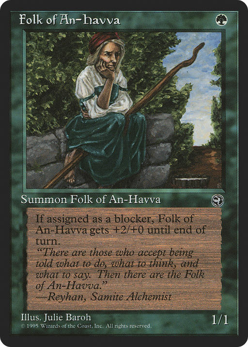 Folk of An-Havva [Version 2] (HML-) [Homelands] MTG Single Wizards of the Coast