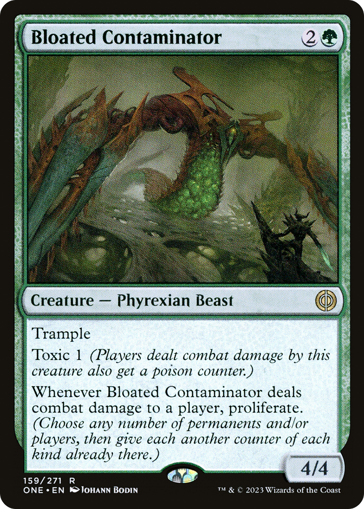 Bloated Contaminator (ONE-159) [Phyrexia: All Will Be One] Foil MTG Single Wizards of the Coast