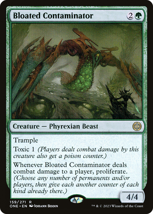 Bloated Contaminator (ONE-159) [Phyrexia: All Will Be One] MTG Single Wizards of the Coast