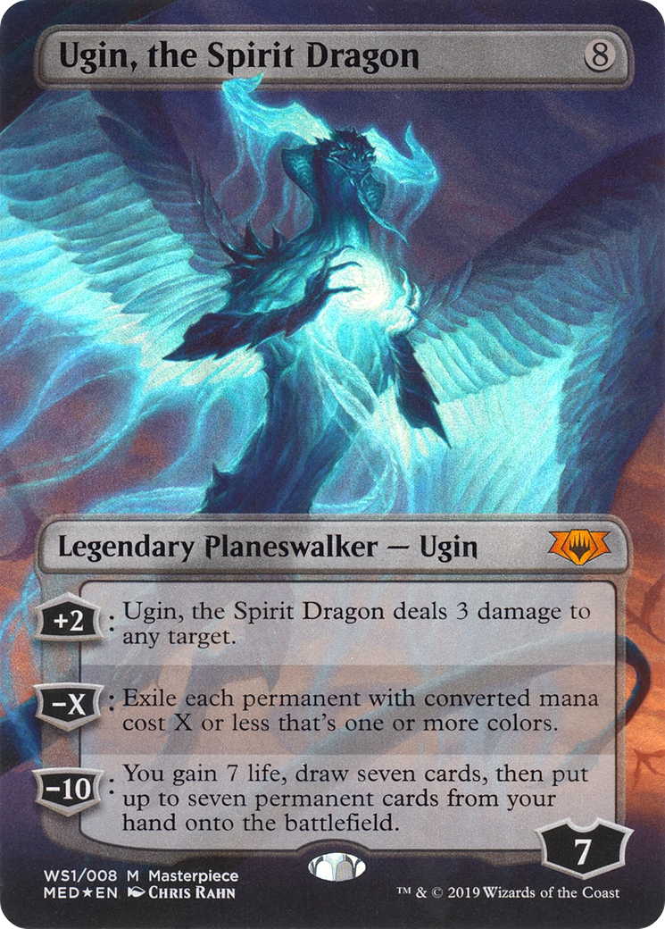 Ugin, the Spirit Dragon (MED3-WS1) [Misc] Mythic Edition (Borderless) Foil MTG Single Wizards of the Coast