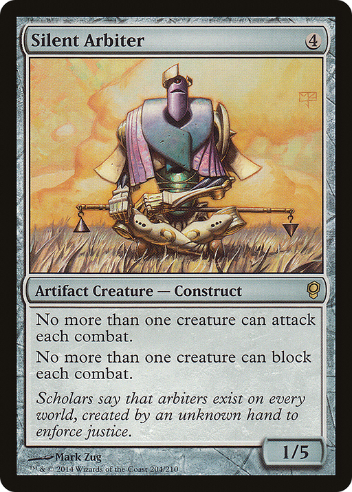 Silent Arbiter (CNS-204) [Conspiracy] MTG Single Wizards of the Coast