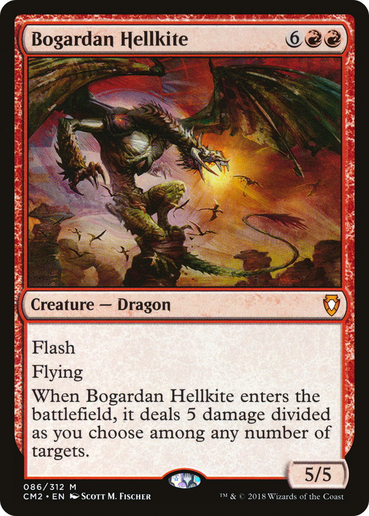 Bogardan Hellkite (CM2-086) [Commander Anthology Volume II] MTG Single Wizards of the Coast