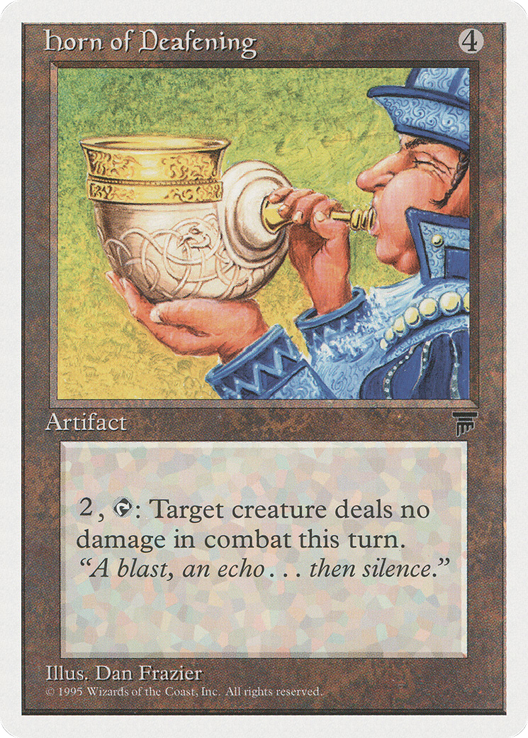 Horn of Deafening (CHR-) [Chronicles] MTG Single Wizards of the Coast