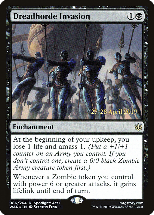 Dreadhorde Invasion (PRE-086) [War of the Spark Promos] Foil MTG Single Wizards of the Coast