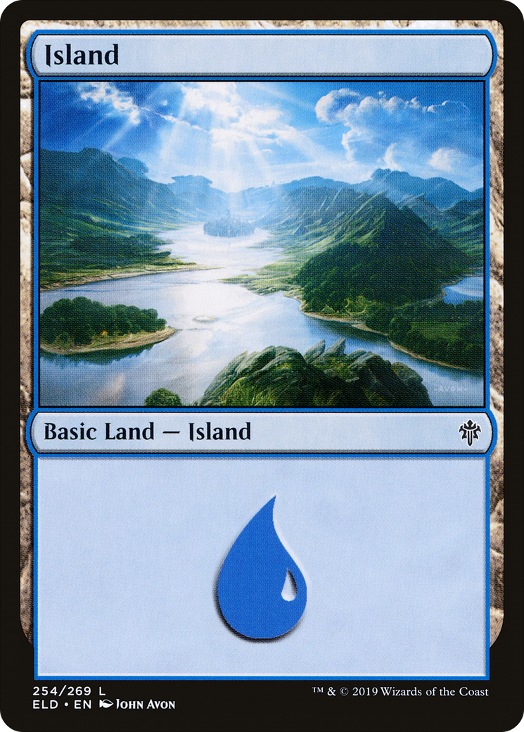 Island (ELD-254) [Throne of Eldraine] Foil MTG Single Wizards of the Coast