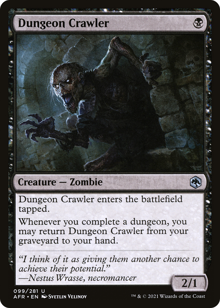 Dungeon Crawler (AFR-099) [Adventures in the Forgotten Realms] Foil MTG Single Wizards of the Coast