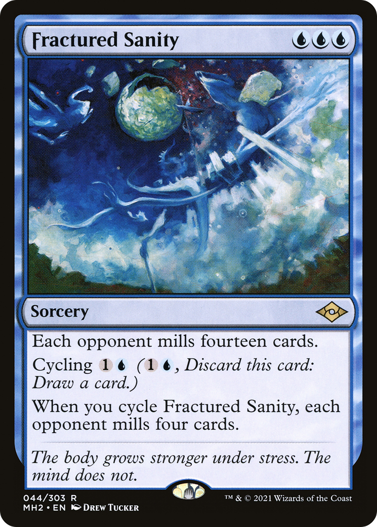 Fractured Sanity (MH2-044) [Modern Horizons 2] Foil MTG Single Wizards of the Coast