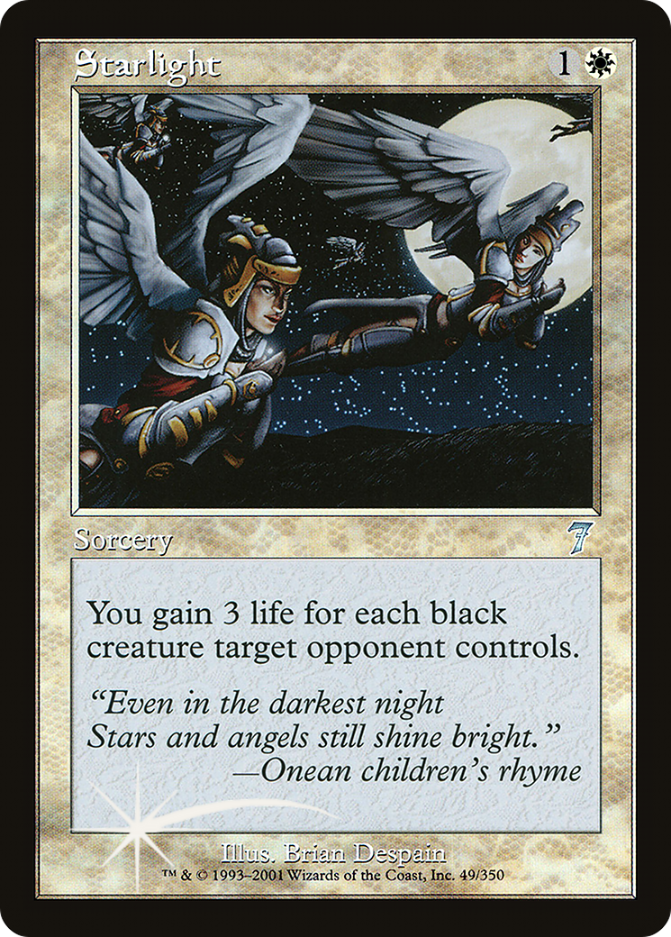 Starlight (7ED-049) [7th Edition] Foil MTG Single Wizards of the Coast