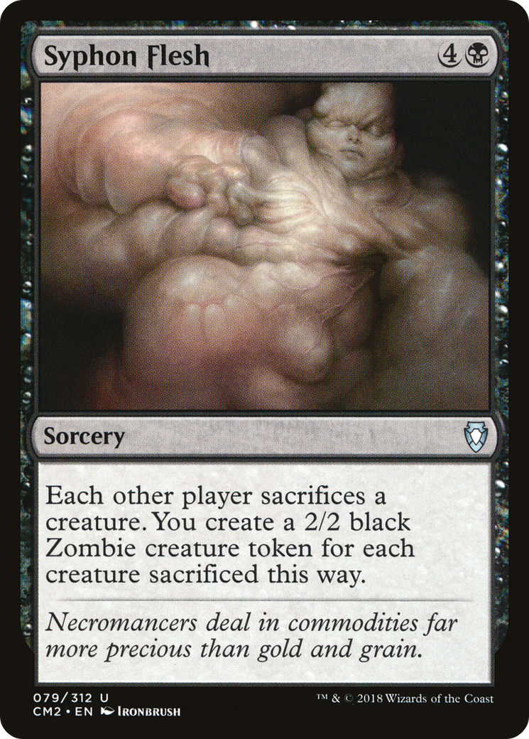 Syphon Flesh (CM2-079) [Commander Anthology Volume II] MTG Single Wizards of the Coast