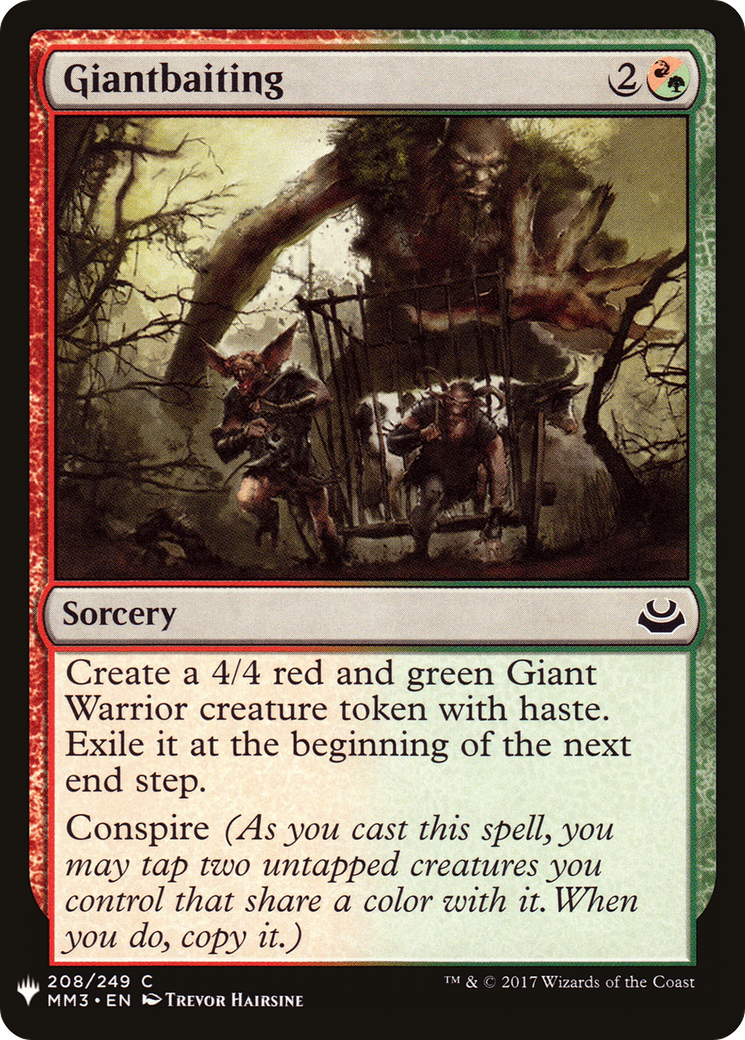 Giantbaiting (LIST-208) [Mystery Booster] The List MTG Single Wizards of the Coast