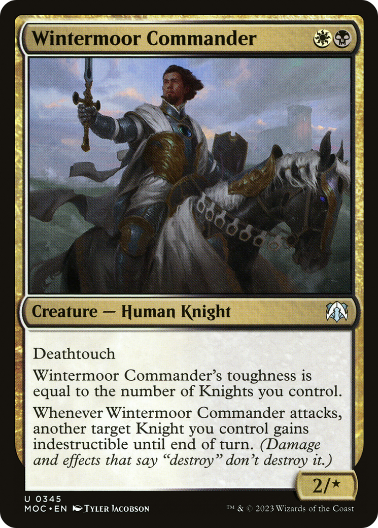 Wintermoor Commander (MOC-345) [March of the Machine Commander] MTG Single Wizards of the Coast