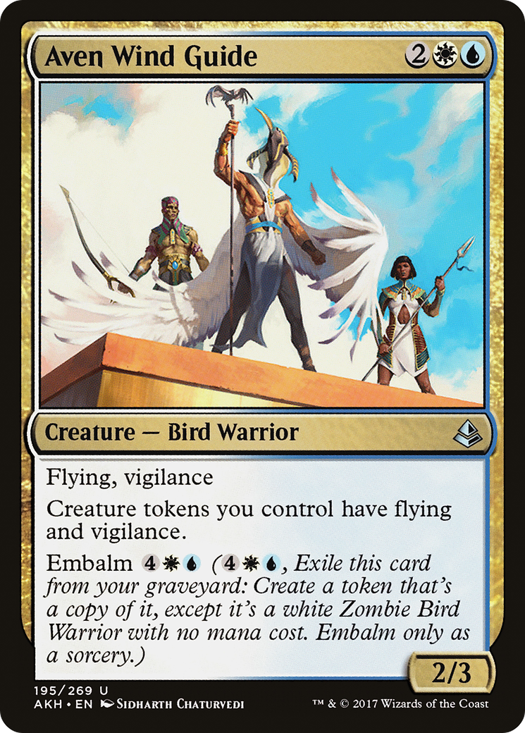 Aven Wind Guide (AKH-195) [Amonkhet] MTG Single Wizards of the Coast
