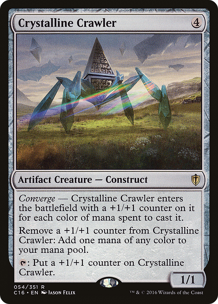 Crystalline Crawler (C16-054) [Commander 2016] MTG Single Wizards of the Coast
