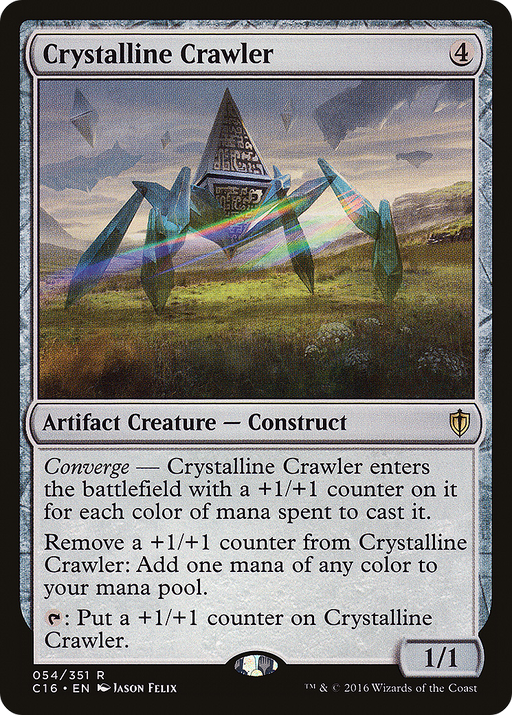 Crystalline Crawler (C16-054) [Commander 2016] MTG Single Wizards of the Coast
