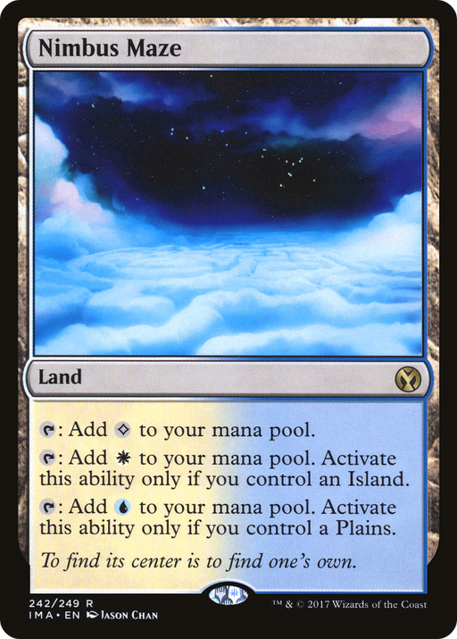 Nimbus Maze (IMA-242) [Iconic Masters] Foil MTG Single Wizards of the Coast