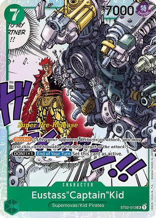 Eustass"Captain"Kid (013) (ST02-013) [Super Pre-Release Starter Deck 2: Worst Generation] Foil One Piece Single Bandai