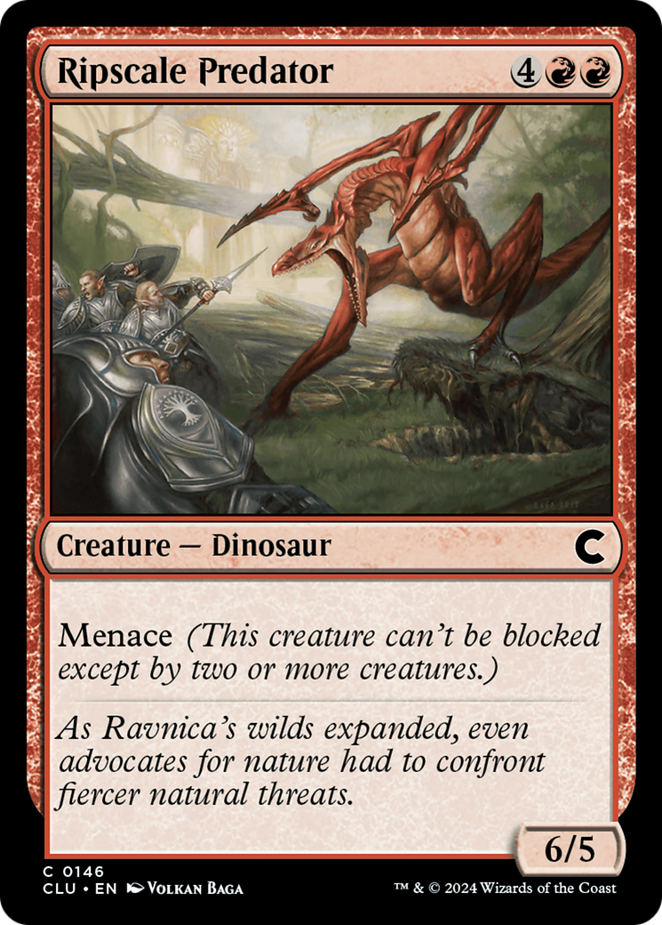 Ripscale Predator (CLU-146) [Ravnica: Clue Edition] MTG Single Wizards of the Coast