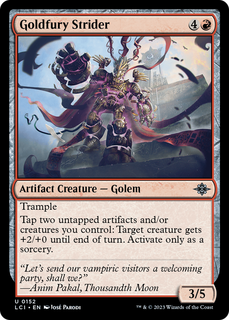 Goldfury Strider (LCI-152) [The Lost Caverns of Ixalan] MTG Single Wizards of the Coast