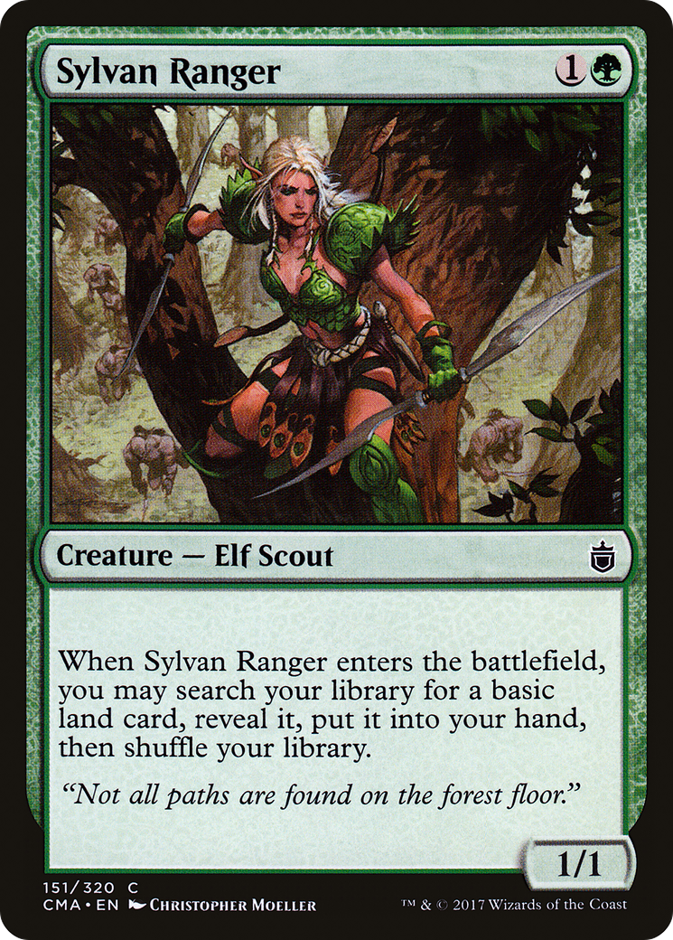 Sylvan Ranger (CMA-151) [Commander Anthology] MTG Single Wizards of the Coast