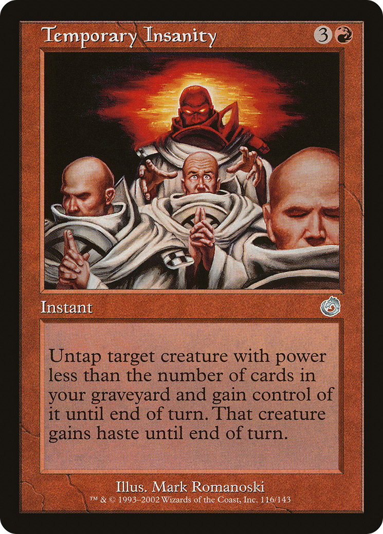 Temporary Insanity (TOR-116) [Torment] MTG Single Wizards of the Coast