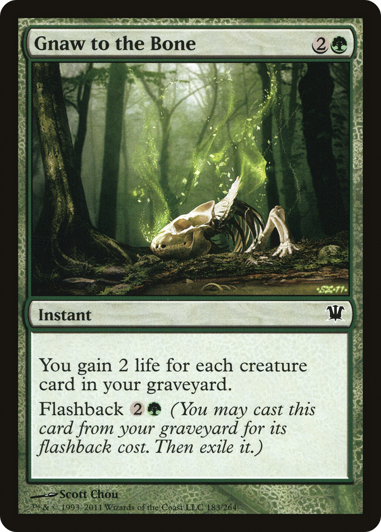 Gnaw to the Bone (ISD-183) [Innistrad] Foil MTG Single Wizards of the Coast