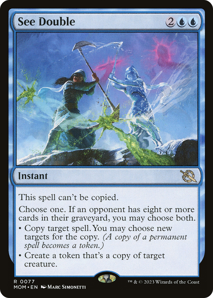 See Double (MOM-077) [March of the Machine] Foil MTG Single Wizards of the Coast