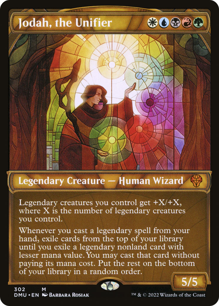 Jodah, the Unifier (DMU-302) [Dominaria United] (Showcase) MTG Single Wizards of the Coast