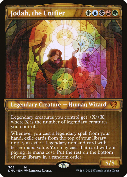 Jodah, the Unifier (DMU-302) [Dominaria United] (Showcase) MTG Single Wizards of the Coast