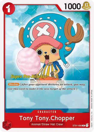 Tony Tony.Chopper (ST01-006) [Super Pre-Release Starter Deck 1: Straw Hat Crew] One Piece Single Bandai