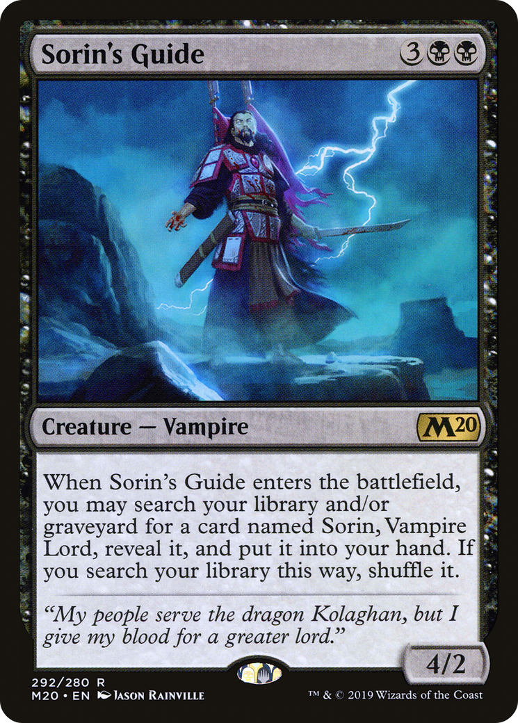 Sorin's Guide (M20-292) [Core Set 2020] MTG Single Wizards of the Coast