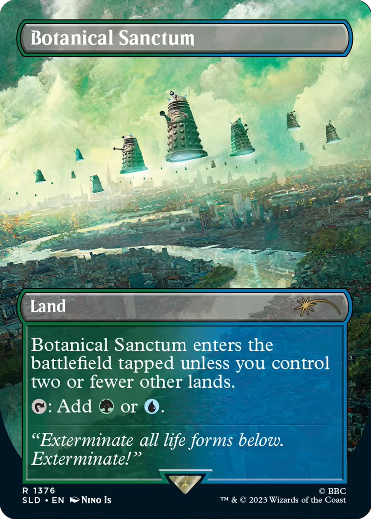 Botanical Sanctum (SLD-1376) [Secret Lair] Drop (Borderless) Foil MTG Single Wizards of the Coast