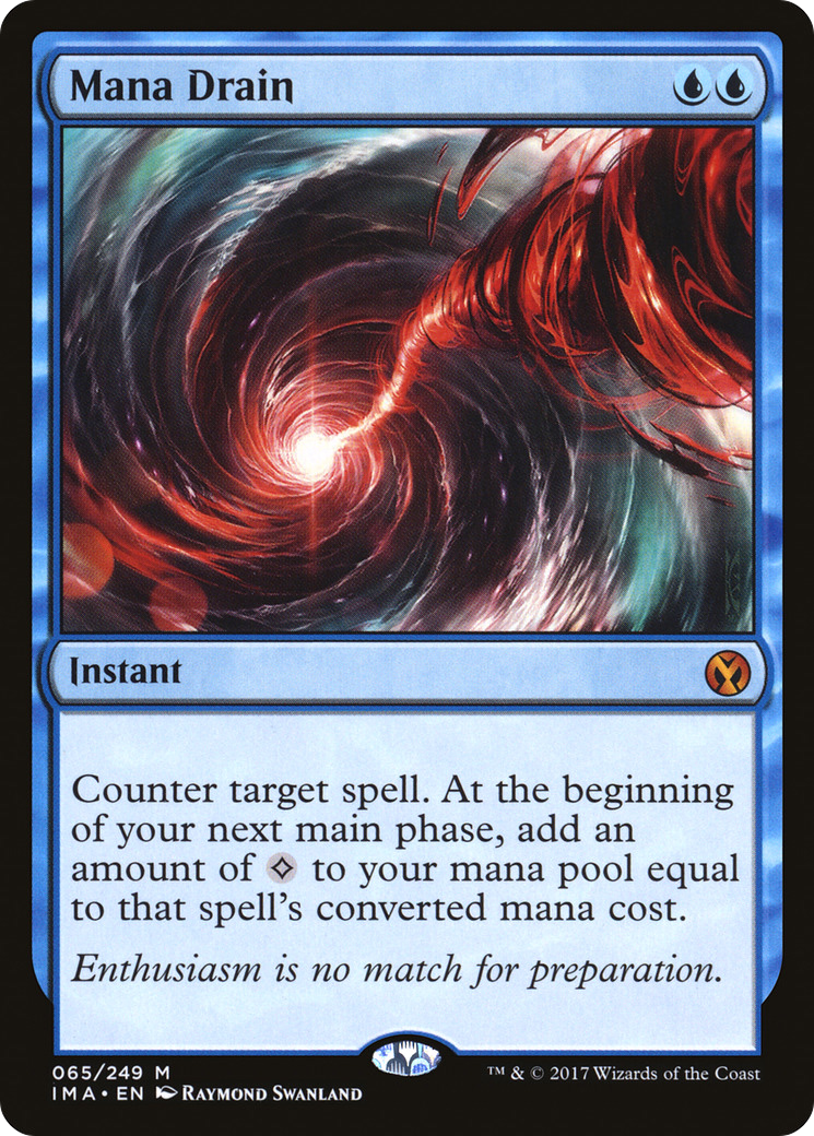 Mana Drain (IMA-065) [Iconic Masters] MTG Single Wizards of the Coast