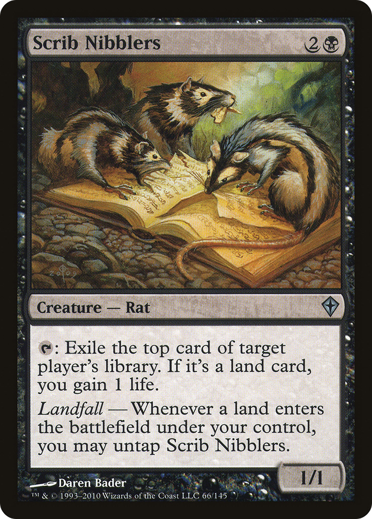 Scrib Nibblers (WWK-066) [Worldwake] MTG Single Wizards of the Coast