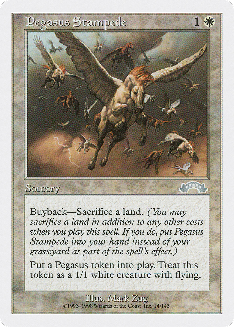 Pegasus Stampede (ATH-012) [Anthologies] MTG Single Wizards of the Coast