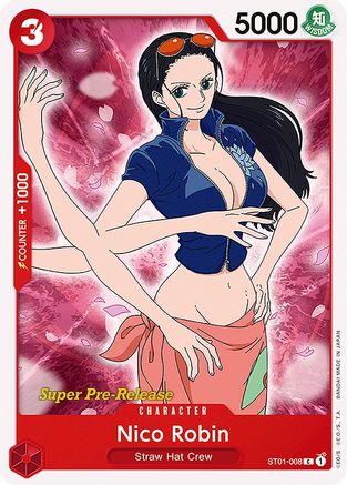 Nico Robin (ST01-008) [Super Pre-Release Starter Deck 1: Straw Hat Crew] One Piece Single Bandai
