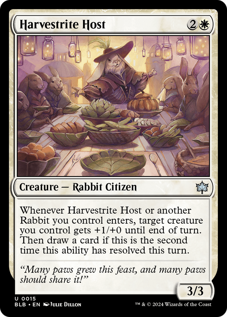Harvestrite Host (BLB-015) [Bloomburrow] MTG Single Wizards of the Coast