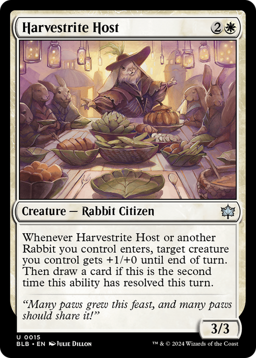 Harvestrite Host (BLB-015) [Bloomburrow] MTG Single Wizards of the Coast