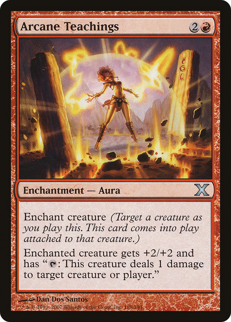 Arcane Teachings (10E-188) [Tenth Edition] MTG Single Wizards of the Coast