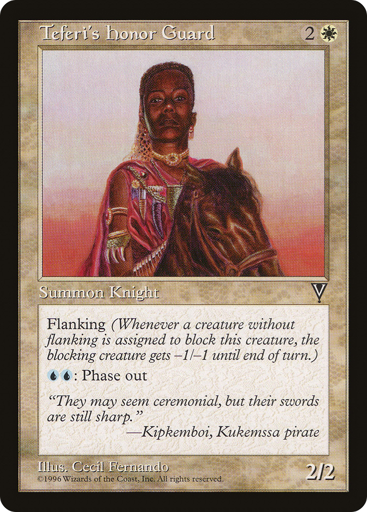 Teferi's Honor Guard (VIS-022) [Visions] MTG Single Wizards of the Coast