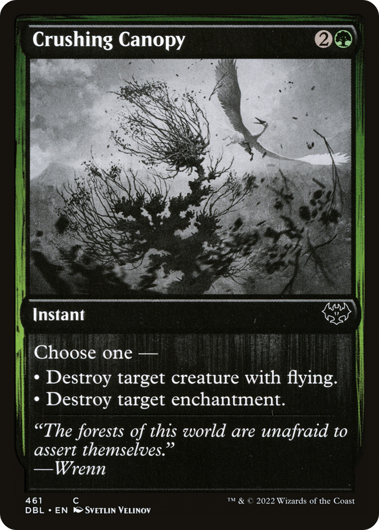 Crushing Canopy (DBL-461) [Innistrad: Double Feature] Foil MTG Single Wizards of the Coast
