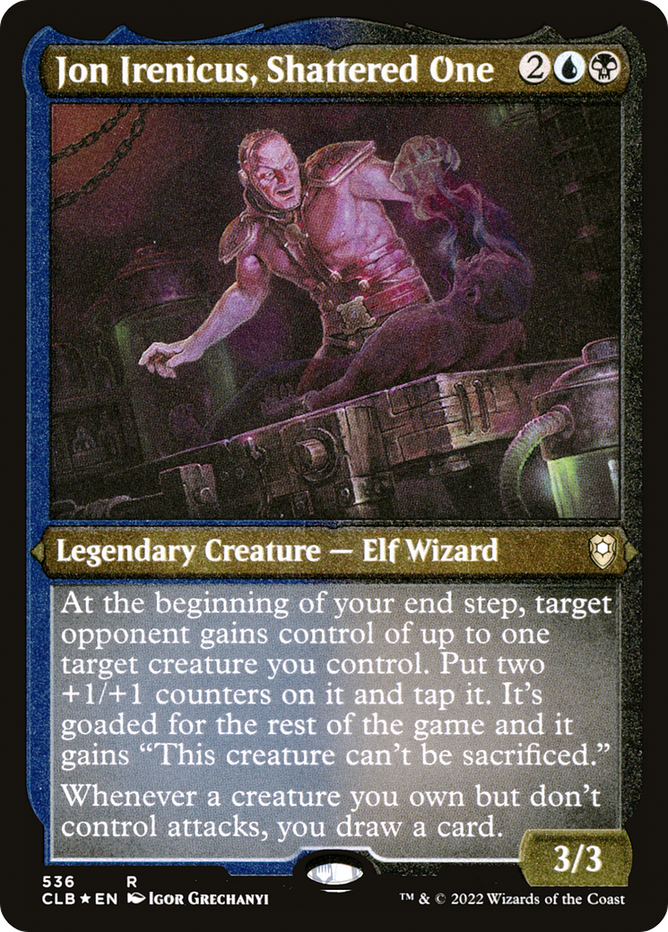 Jon Irenicus, Shattered One (CLB-536) [Commander Legends: Battle for Baldur's Gate] Etched Foil MTG Single Wizards of the Coast