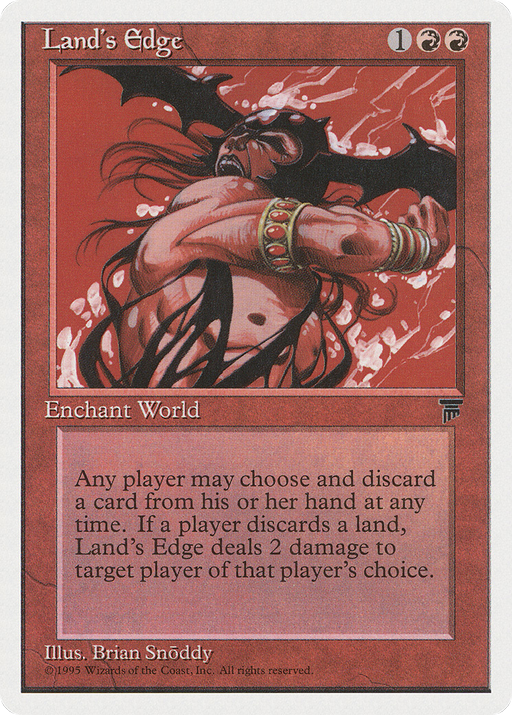 Land's Edge (CHR-) [Chronicles] MTG Single Wizards of the Coast