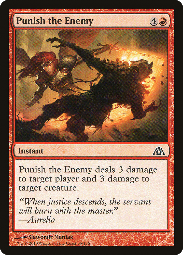 Punish the Enemy (DGM-035) [Dragon's Maze] Foil MTG Single Wizards of the Coast